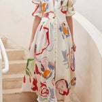 Beach dress slim maxi dress