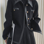 Loose Split-Joint Lapel Collar Jackets
