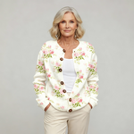 Birdie | Flower Art Cardigan