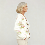 Birdie | Flower Art Cardigan