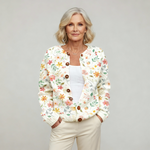 Bree | Flowers Print Cardigan