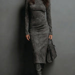 Jolene | Midi Dress with Long Sleeves