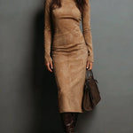 Jolene | Midi Dress with Long Sleeves