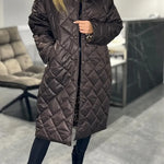 Genevieve | Reversible Coat with Leopard Lining