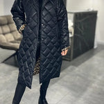 Genevieve | Reversible Coat with Leopard Lining