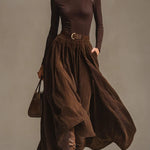 Esme | Aveline Two-Piece Set (Turtleneck & Maxi Skirt)